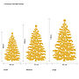 Decorated Christmas Tree Wall Sticker, thumbnail 4 of 6