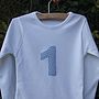 Number Appliqued T Shirt, thumbnail 5 of 7