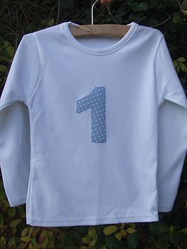 Number Appliqued T Shirt, 5 of 7
