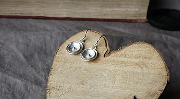Handmade Silver Poppy Drop Earrings, 3 of 5