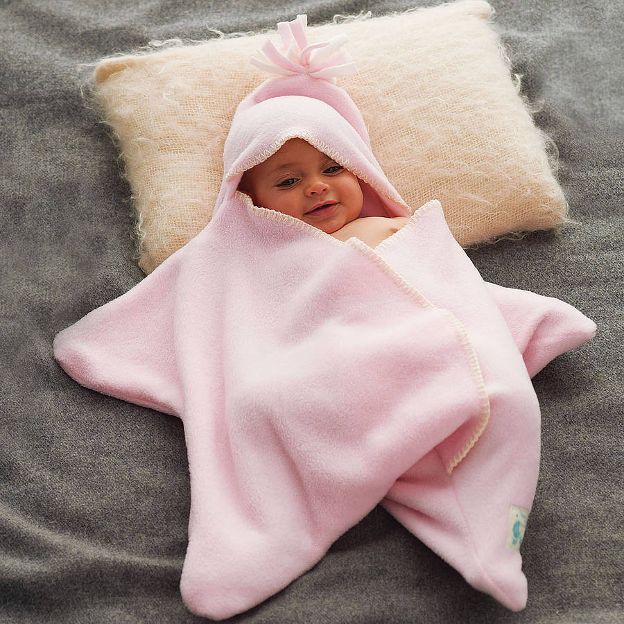 Star Fleece Baby Wrap By Tuppence And Crumble Notonthehighstreetcom