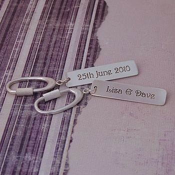 Personalised Silver Occasions Keyring, 2 of 4
