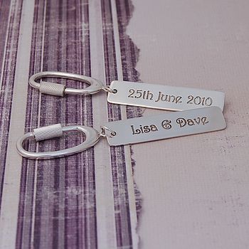 Personalised Silver Occasions Keyring, 3 of 4