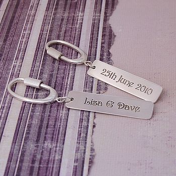Personalised Silver Occasions Keyring, 4 of 4