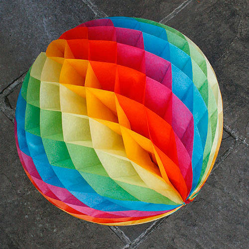 paper luxe honeycomb tissue ball by crafteratti | notonthehighstreet.com