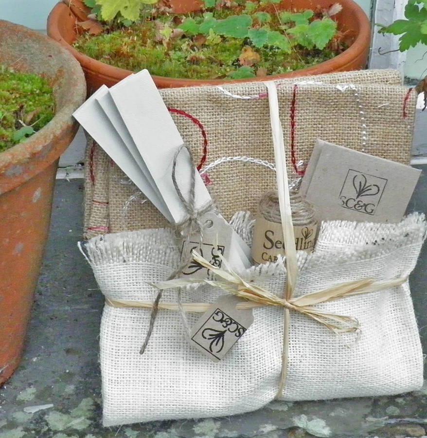 Jute Pot Gift Pack By Seedlings Cards & Gifts
