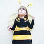 Bumble Bee Pinafore Dress, thumbnail 1 of 8