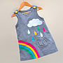 Girls Rainbow Dress, thumbnail 6 of 10
