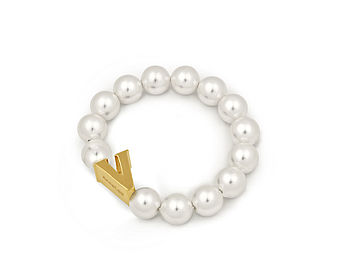Personalised Pearl Initial Bracelet, 2 of 5