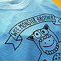 Wee Or Big Monster Brother T Shirt, thumbnail 3 of 5