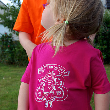 Fairy Big Or Wee Sister T Shirt, 3 of 6