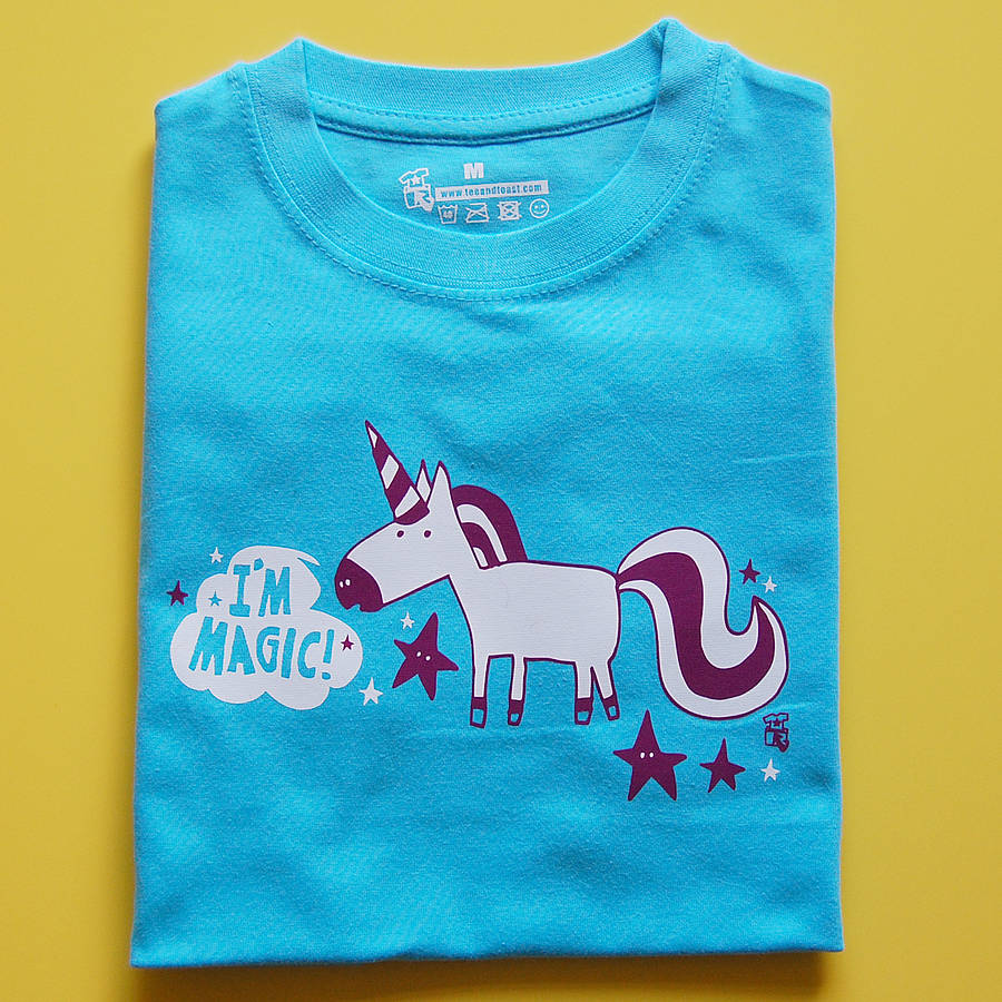 Cute Unicorn I Believe In Me T Shirt" Relaxed Fit T-Shirt For Sale By Bitsnbobs - Foto 2