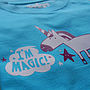 Child's Magic Unicorn T Shirt, thumbnail 3 of 4