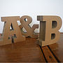 Chunky Cardboard Letters, thumbnail 2 of 5
