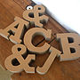 Chunky Cardboard Letters, thumbnail 3 of 5