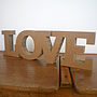 Chunky Cardboard Letters, thumbnail 4 of 5