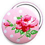 'Floral' Fabric Compact Mirror, thumbnail 2 of 5