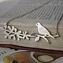 Handmade Silver Bird And Branch Necklace, thumbnail 3 of 3