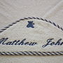 Personalised Embroidered Hooded Baby Towel, thumbnail 4 of 5