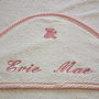 Personalised Embroidered Hooded Baby Towel, thumbnail 3 of 5