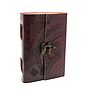 Handcrafted Indra Medium Embossed Leather Journal, thumbnail 8 of 11