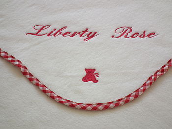 Personalised Embroidered Baby Blanket, 7 of 11