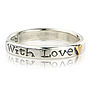 'With Love And Kisses Forever' Ring Trio, thumbnail 2 of 4