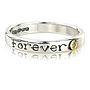 'With Love And Kisses Forever' Ring Trio, thumbnail 3 of 4