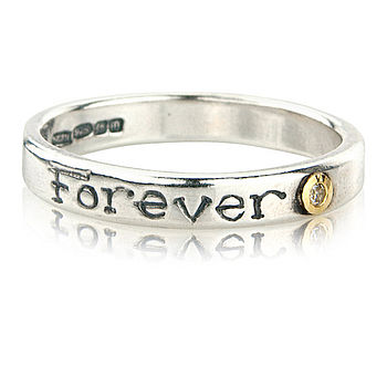 'With Love And Kisses Forever' Ring Trio, 3 of 4