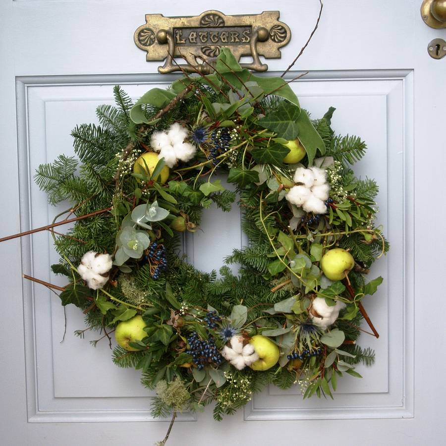 'Narnia' Fresh Scented Christmas Wreath, 1 of 2