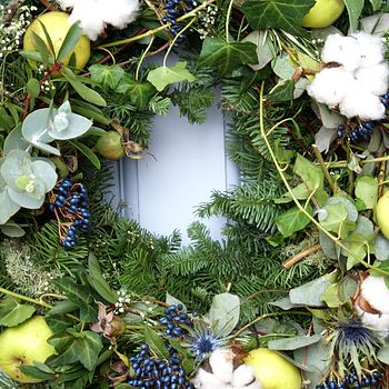 'Narnia' Fresh Scented Christmas Wreath, 2 of 2