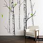 Wall Stickers: Birch Forest Grey, thumbnail 1 of 4