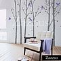 Wall Stickers: Urban Forest Grey, thumbnail 1 of 4
