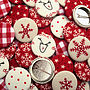 ''Scandi'' Christmas Badges, thumbnail 1 of 3