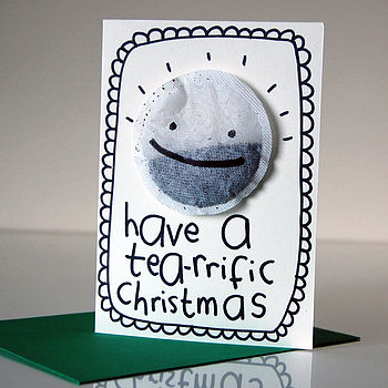 Personalised Have A Tearrific Christmas Card, 3 of 4