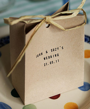 Personalised Set Of Ten Favour Bags, 2 of 4