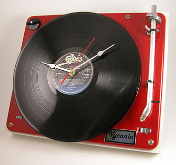Personalised Vintage Record Player Clock, 6 of 6