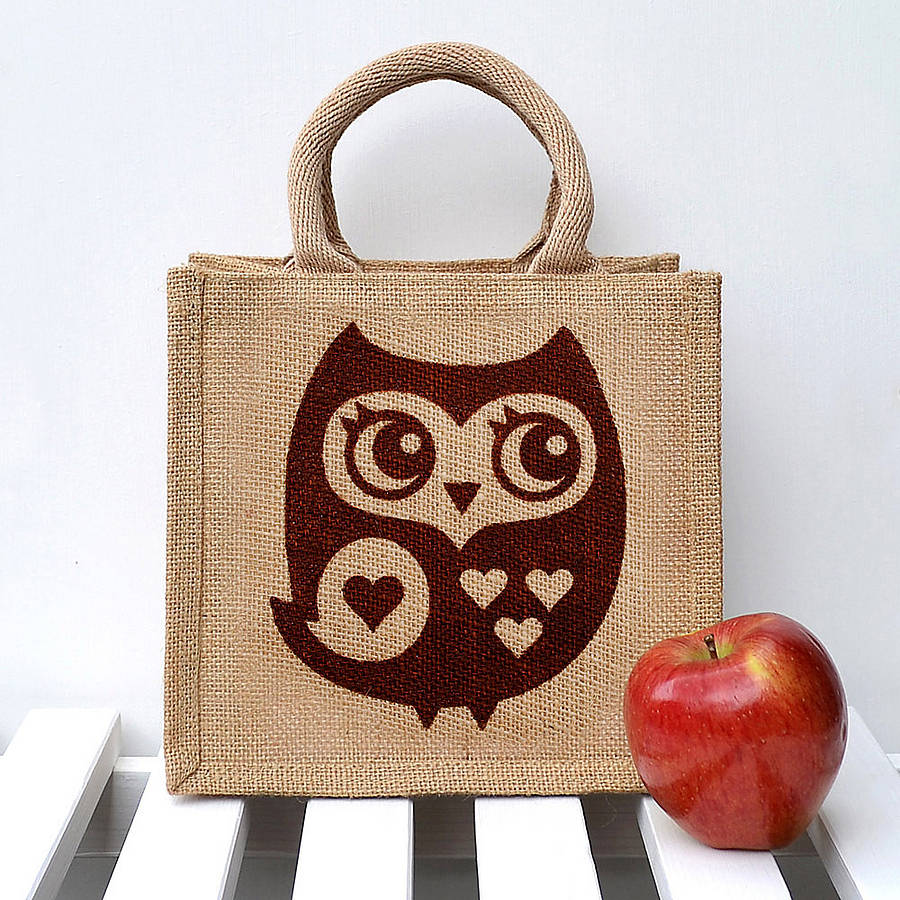 little owl lunch bag by snowdon design & craft