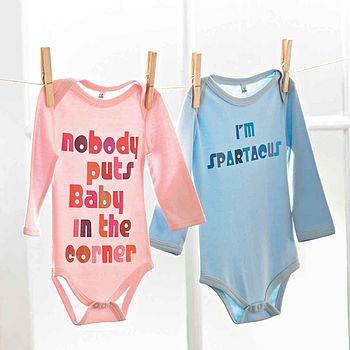Baby's First Film Quote Babygrow, 11 of 12