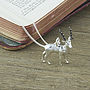 Sterling Silver Stag Pendant, thumbnail 1 of 4