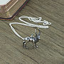 Sterling Silver Stag Pendant, thumbnail 3 of 4