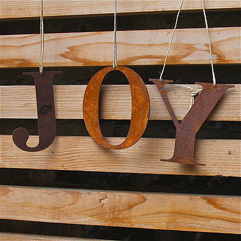 Hanging Rusty Vintaged Letter, 8 of 10