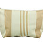 Striped Water Resistant Wash Bags And Make Up Bags, thumbnail 8 of 11