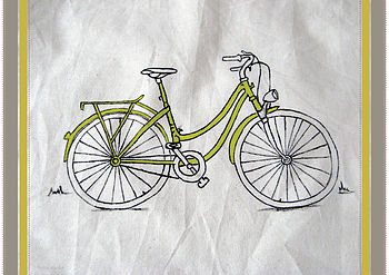 Amsterdam Bike Tote Personalised Shopper Bag, 11 of 12