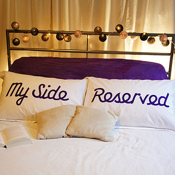 'My Side Your Side' Pillowcases, 4 of 12