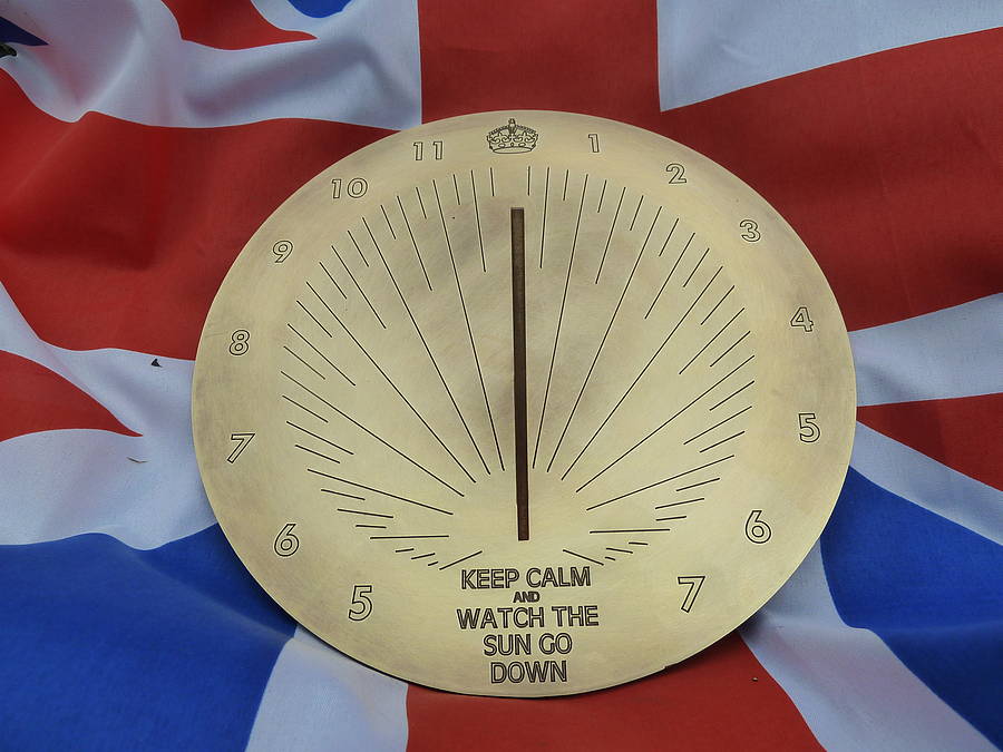 Personalised 'Keep Calm' Brass Sundial, 1 of 8