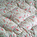 vintage paisley eiderdown quilt by velvet ribbon | notonthehighstreet.com