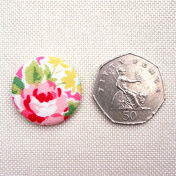 ''Floral And Patterned'' Handmade Badges, 4 of 5