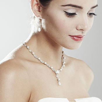 Pearl Leaf Necklace, 4 of 7