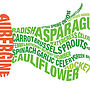 Set Of Three Typographic Food Prints, thumbnail 3 of 5